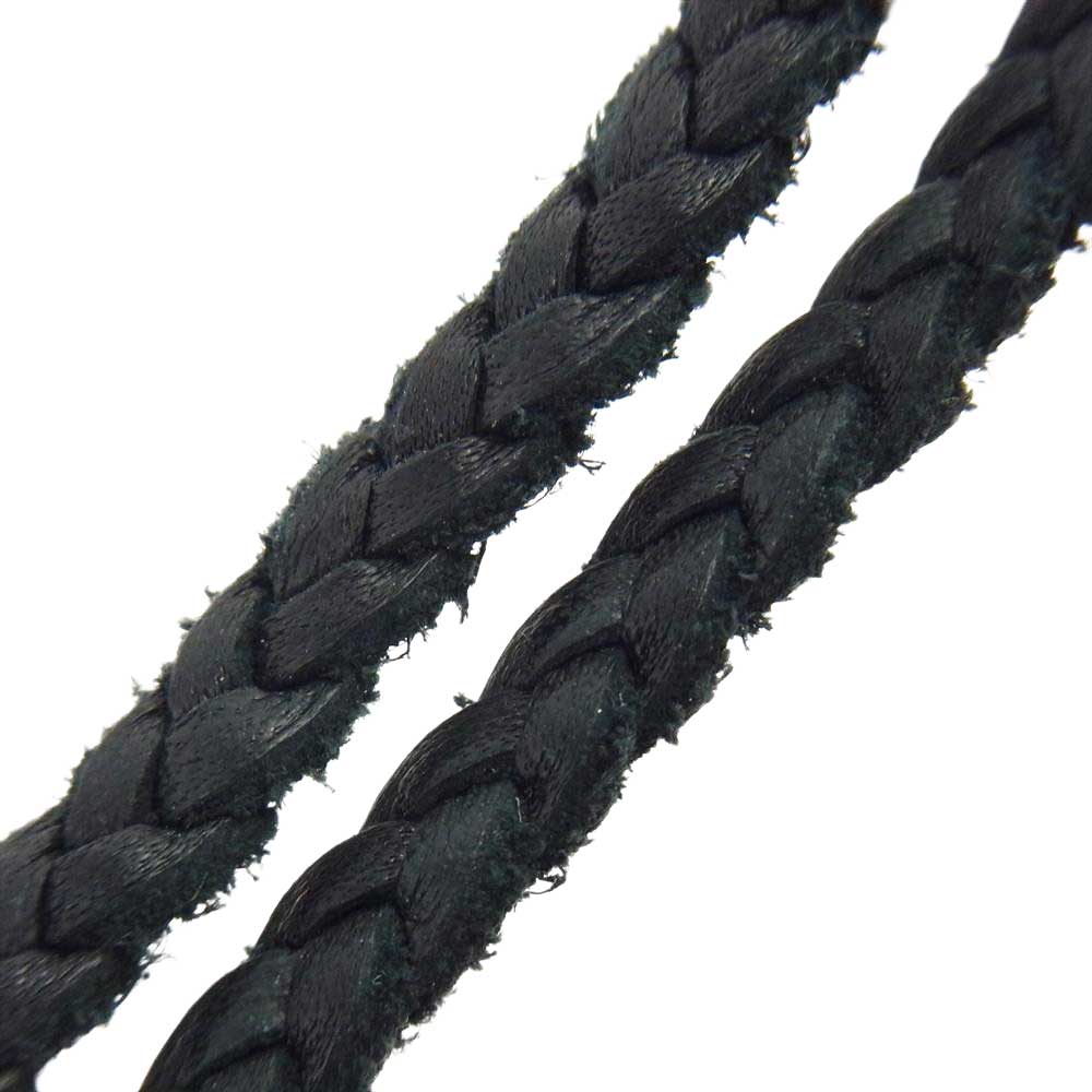 CHROME HEARTS クロムハーツ(原本無) FILIG CROSS-XSM フィリグリー クロス XS レザーブレード ネックレス シルバー系【中古】