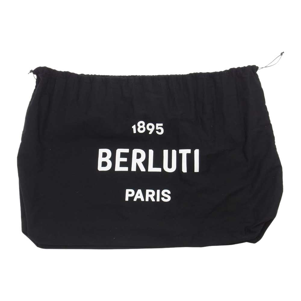 Berluti ベルルッティ Trip Leather Backpack シグネチャー トリップ レザー バックパック ブラック系【美品】【中古】