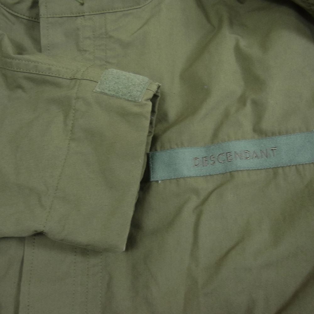 DESCENDANT ディセンダント CRIKET NYCO JACKET フィッシュテール ジャケット カーキ系 2【中古】