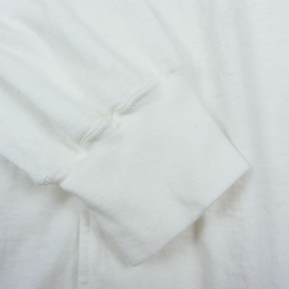 UNDERCOVER アンダーカバー 22SS UC1B4403-1 加工 プリント 長袖 コットン スウェット シャツ ホワイト系 2【中古】