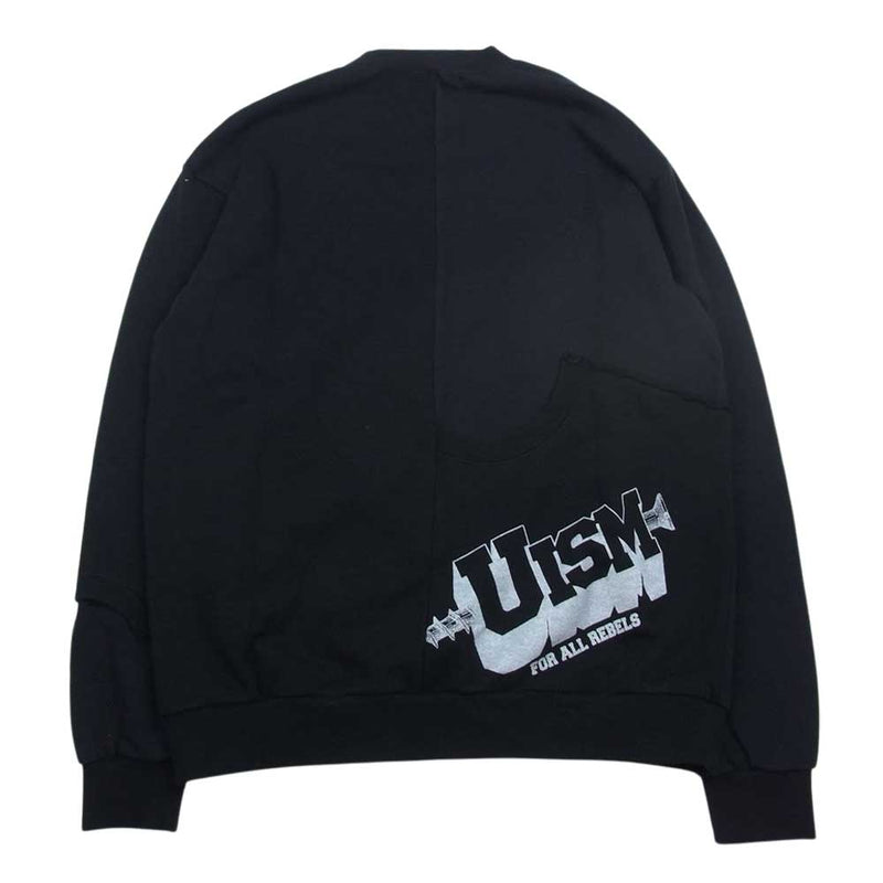 UNDERCOVERISM アンダーカバイズム 22SS 日本製 Custom Patch Worked Sweatshirts カスタムパッチワークスウェット UI1B4801 3 TOP GRAY トレーナー ドッキング 再構築 継ぎ接ぎ UNDERCOVER アンダーカバー トップス【新古品】【UNDERCOVERISM】