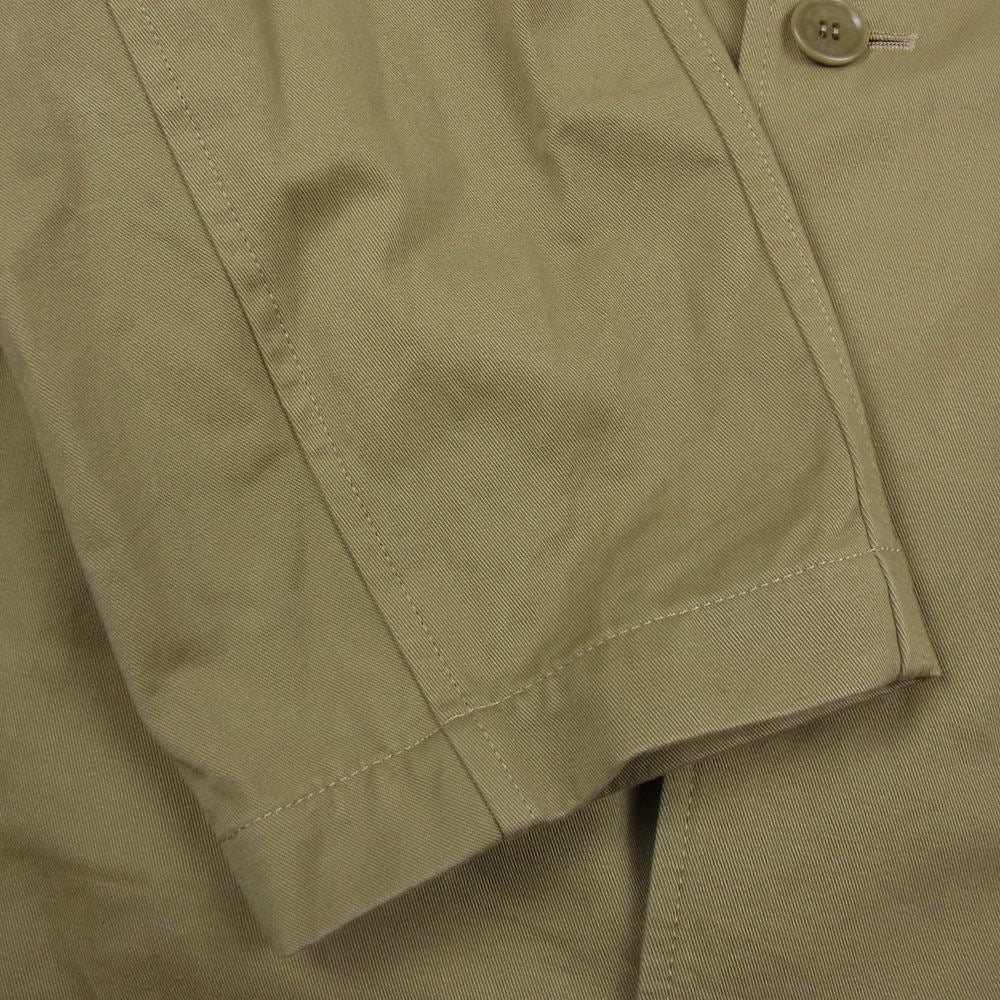 UNDERCOVER アンダーカバー 22SS UC1B4306-2 新しい人 OGRE YOU ASSHOLE コットンチノ ラグラン ステンカラー コート ベージュ系 4【美品】【中古】