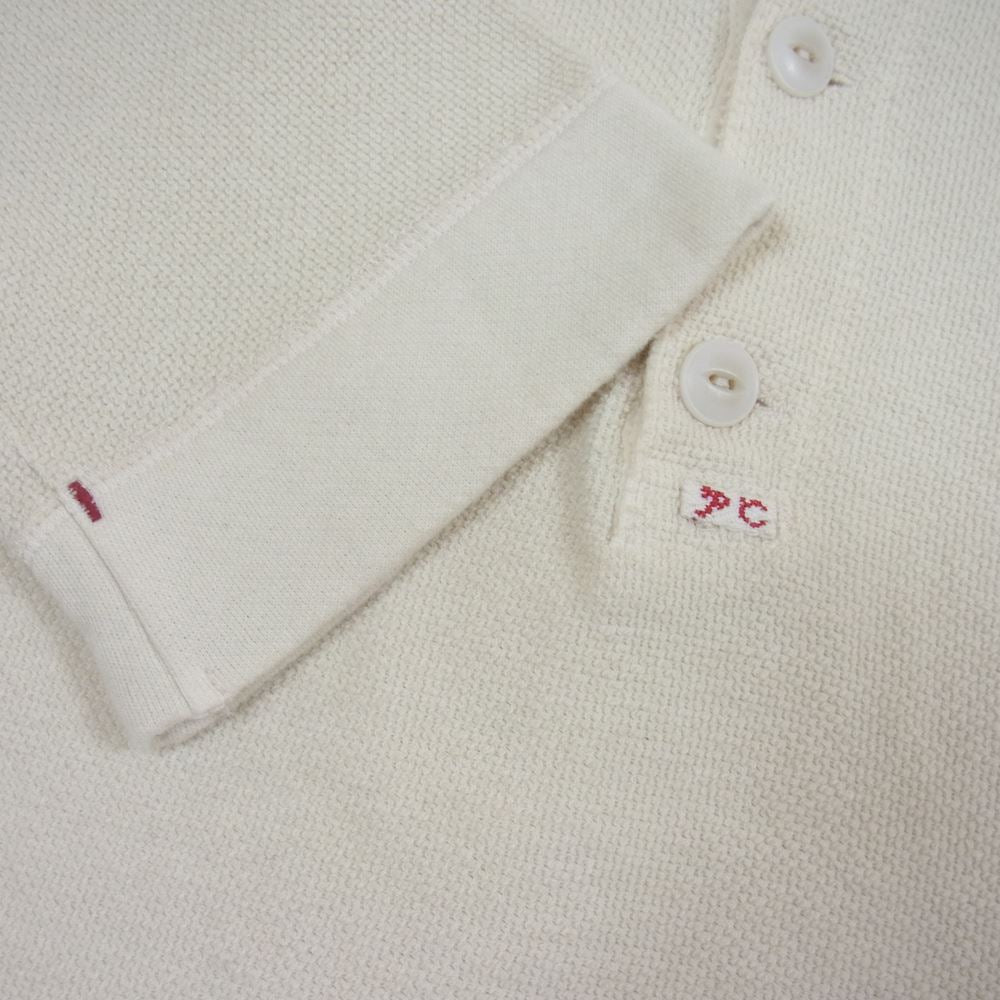 PORTER CLASSIC ポータークラシック SUMMER PILE LONG SLEEVE サマーパイル ロングスリーブ 長袖 カットソー オフホワイト系 3【中古】