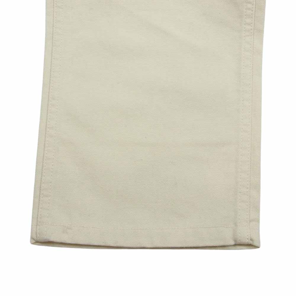 POST OVERALLS ポストオーバーオールズ 3305-CC Cotton Canvas DeLaware 2 コットン キャンバス ワーク パンツ オフホワイト系 S【新古品】【未使用】【中古】