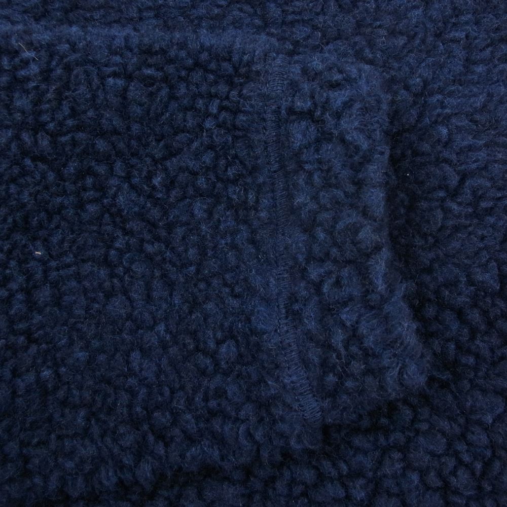 ブラウン バイ ツータックス B24-RA002 RA Crew ウール フリース パイル プルオーバー ジャケット small ネイビー系 S【新古品】【未使用】【中古】