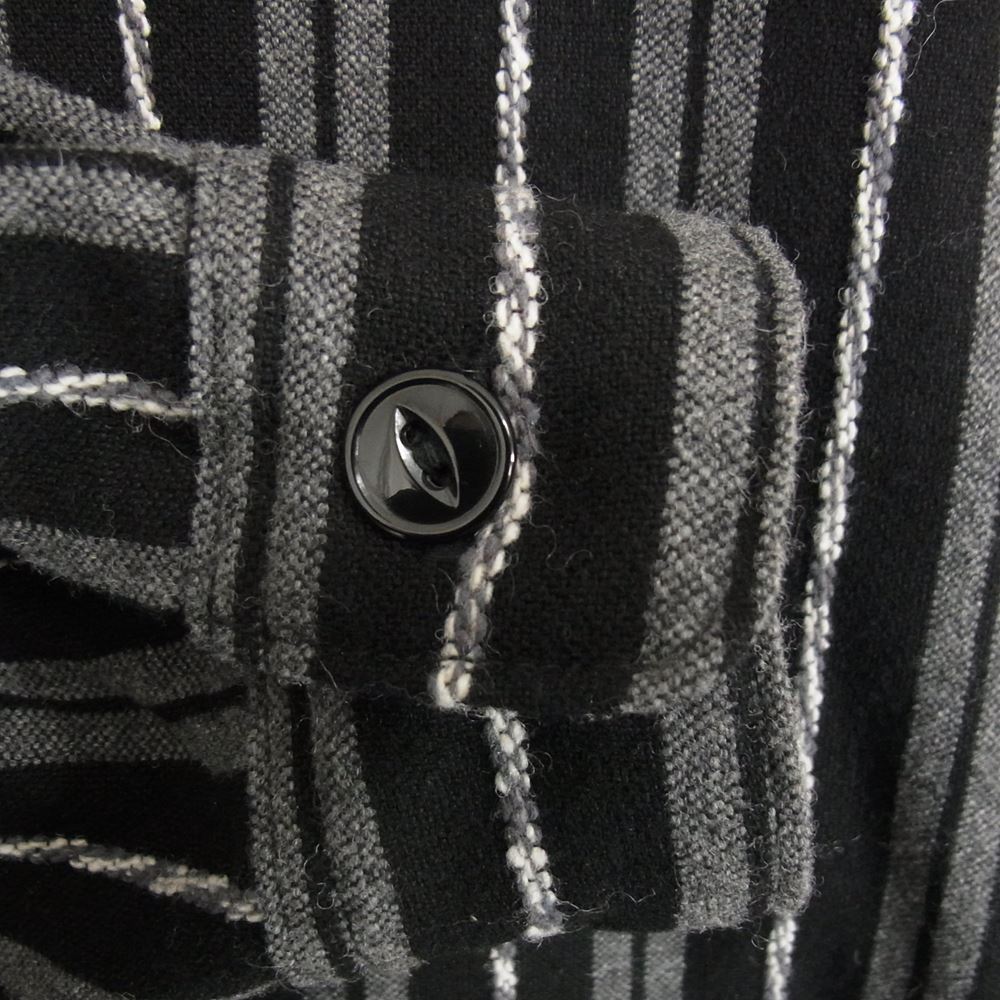 SASAFRAS ササフラス SF-191528 Landscaper Shell Bud Half Blanket ランドスケーパーシェルバドハーフ ブランケット ジャケット ブラック系 S【新古品】【未使用】【中古】