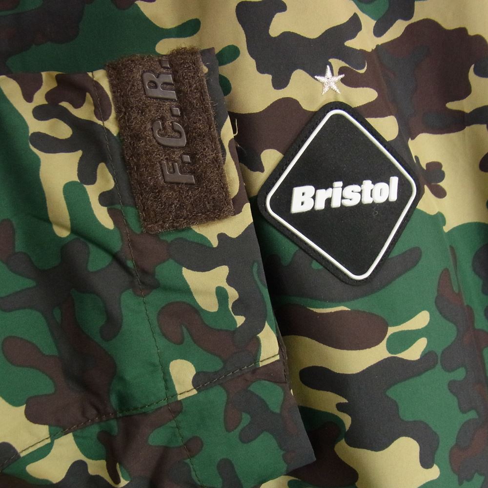 F.C.R.B. エフシーアールビー 534627 NIKE MASTER MIND JAPAN ナイキ マスターマインドジャパン カモ柄 スウッシュ ウォームアップ ジャケット グリーン系 L【新古品】【未使用】【中古】