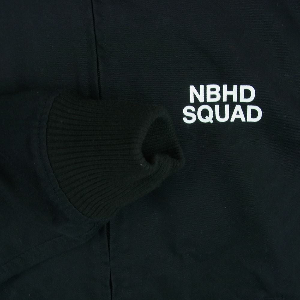 NEIGHBORHOOD ネイバーフッド 181SPNH-JKM03 SQD C-JKT メッセージプリント ジャケット ブラック系 M【中古】