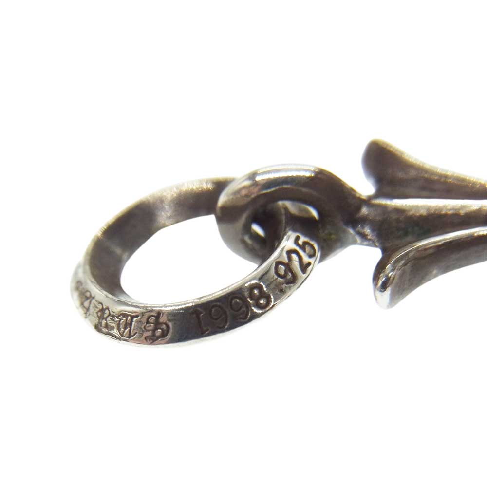 CHROME HEARTS クロムハーツ(原本無) TINY CH CROSS タイニー CHクロス ペンダントトップ シルバー系【中古】