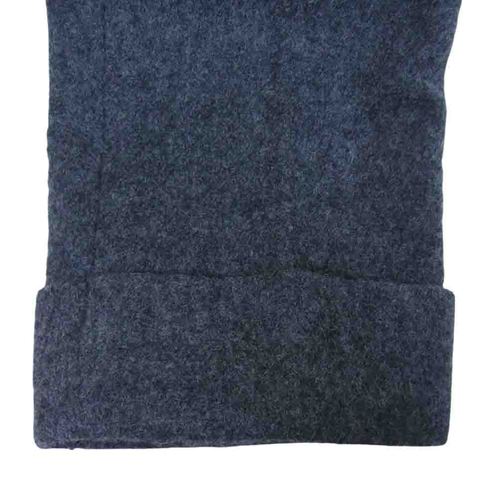 Sacai サカイ 14-00718M 1タック 裾ダブル ウール テーパード スラックスパンツ チャコール系 2【美品】【中古】
