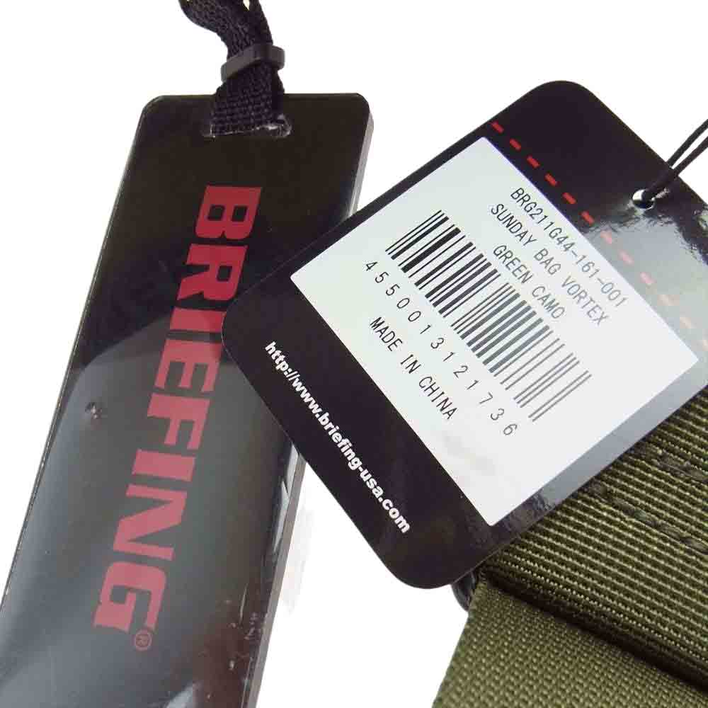 BRIEFING ブリーフィング BRG211G44 SUNDAY BAG VRX ゴルフ サンデー バッグ カモ カーキ系【新古品】【未使用】【中古】