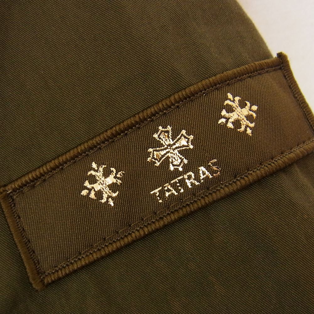 TATRAS タトラス LTA18S4670 Begonia ベゴニア インナーダウン付 モッズコート スプリング コート カーキ系 02【中古】