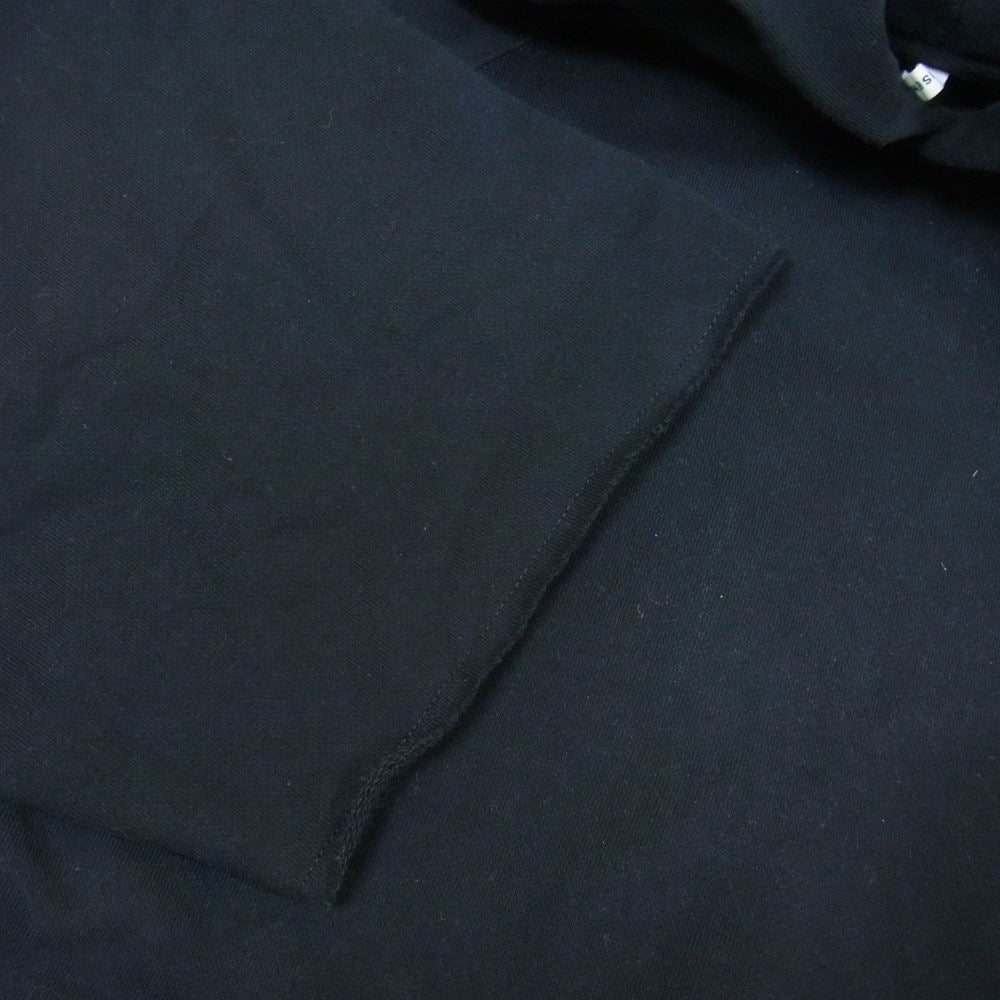 FEAR OF GOD フィアオブゴッド FOG ESSENTIALS PULLOVER CUT OFF フォグ エッセンシャルズ プルオーバ― カットオフ ハーフスリーブ パーカー スウェット フーディ ブラック系 XL【中古】