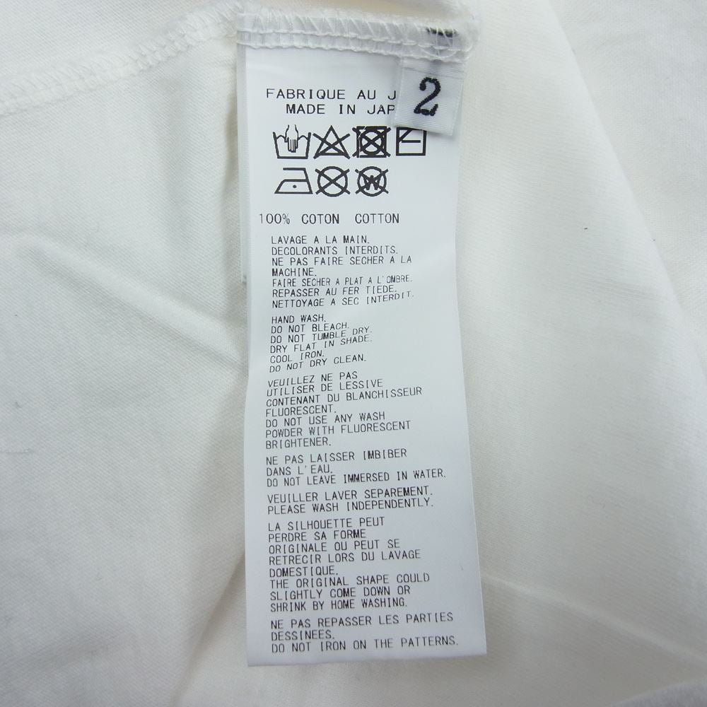 ビー ヨウジヤマモト Print T-shirt 不買不耀不司 プリント Tシャツ ホワイト系 2【中古】