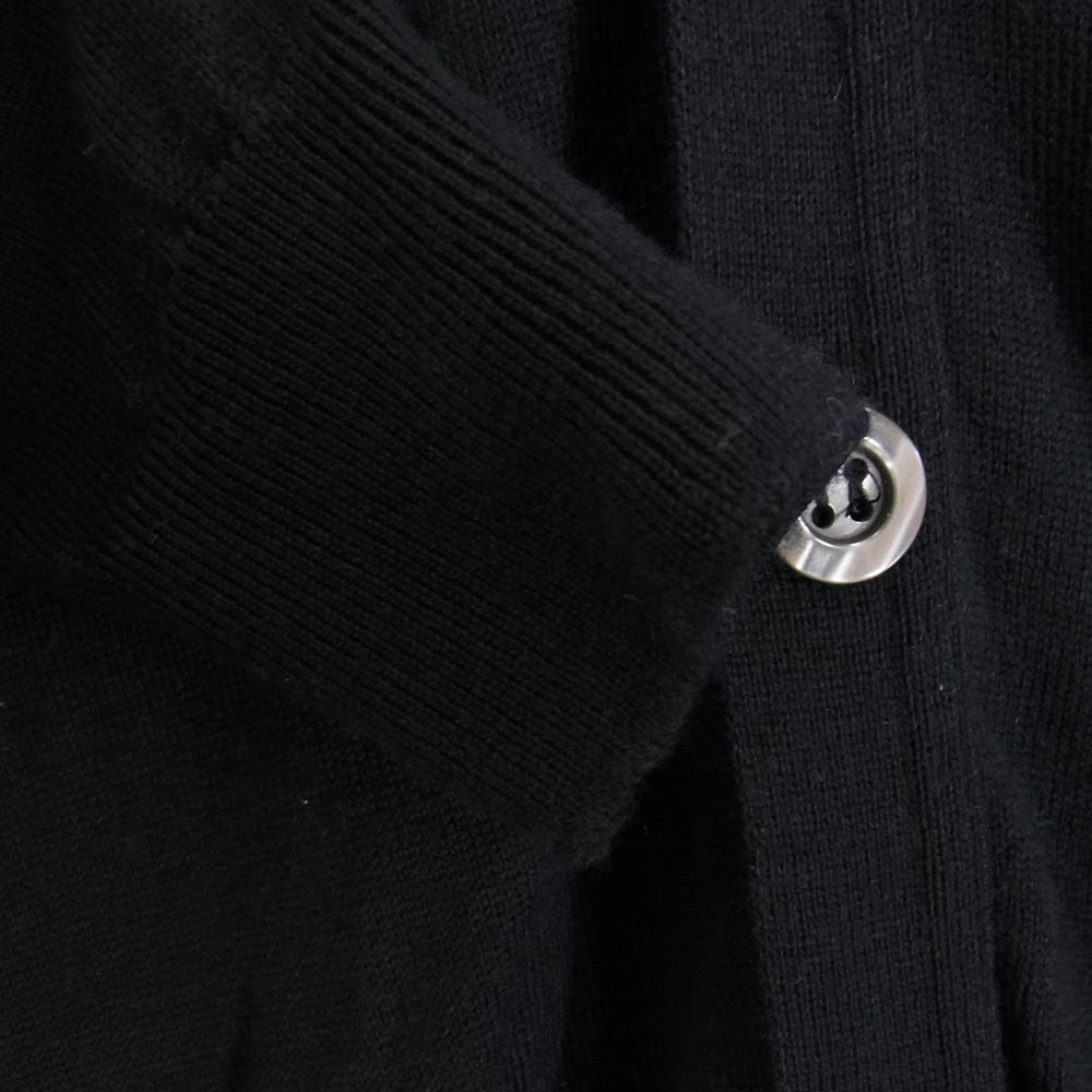 JOHN SMEDLEY ジョンスメドレー 国内正規品 英国製 ニュージーランド エキストラファイン メリノウール ハイゲージ ニット カーディガン ネイビー系 M【中古】
