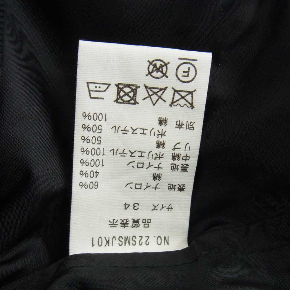 ザ シンゾーン 22SS 22SMSJK01 FLARE L-2 フライト ジャケット ブラック系 34【極上美品】【中古】