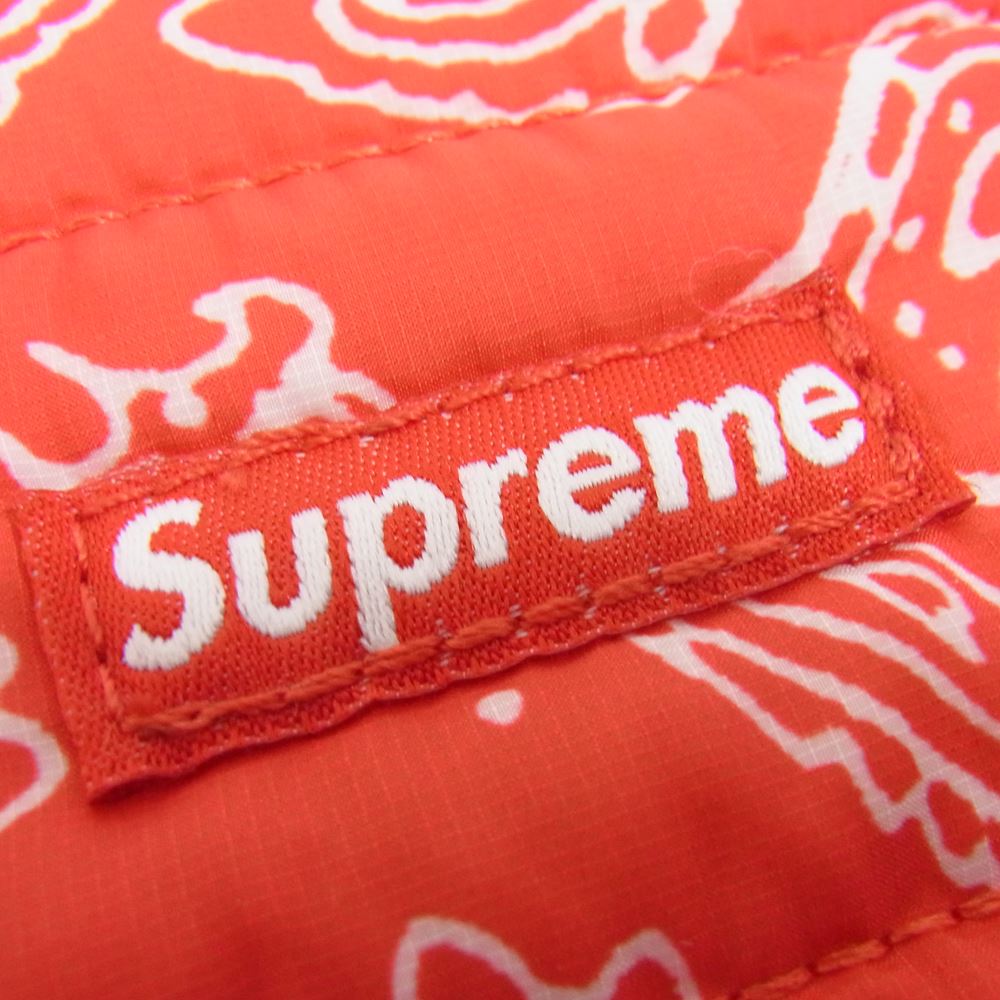 Supreme シュプリーム 22AW Puffer Neck Pouch ネックポーチ レッド系【美品】【中古】