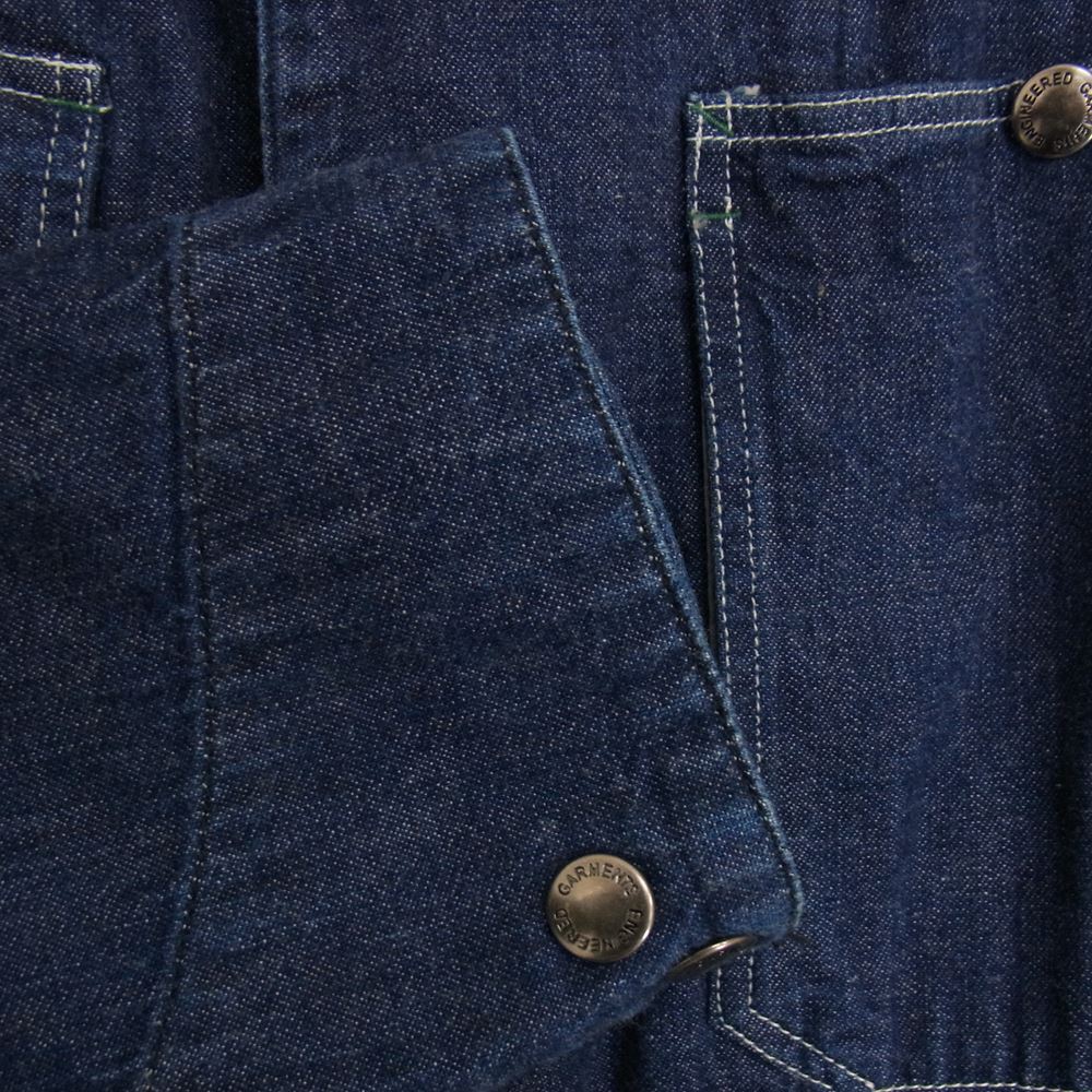 Engineered Garments エンジニアードガーメンツ デニム カバーオール ジャケット インディゴブルー系 S【中古】
