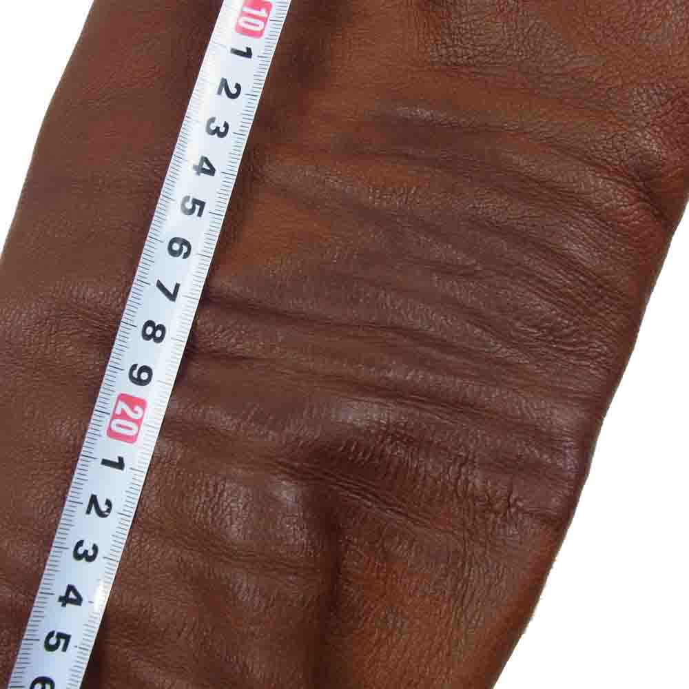 FAR EATERN ENTHUSIAST ファーイースタンエンスージアスト C.M.M SUEDE SHIRTS ディアスキン レザー ジャケット 鹿革 ブラウン系 M【中古】