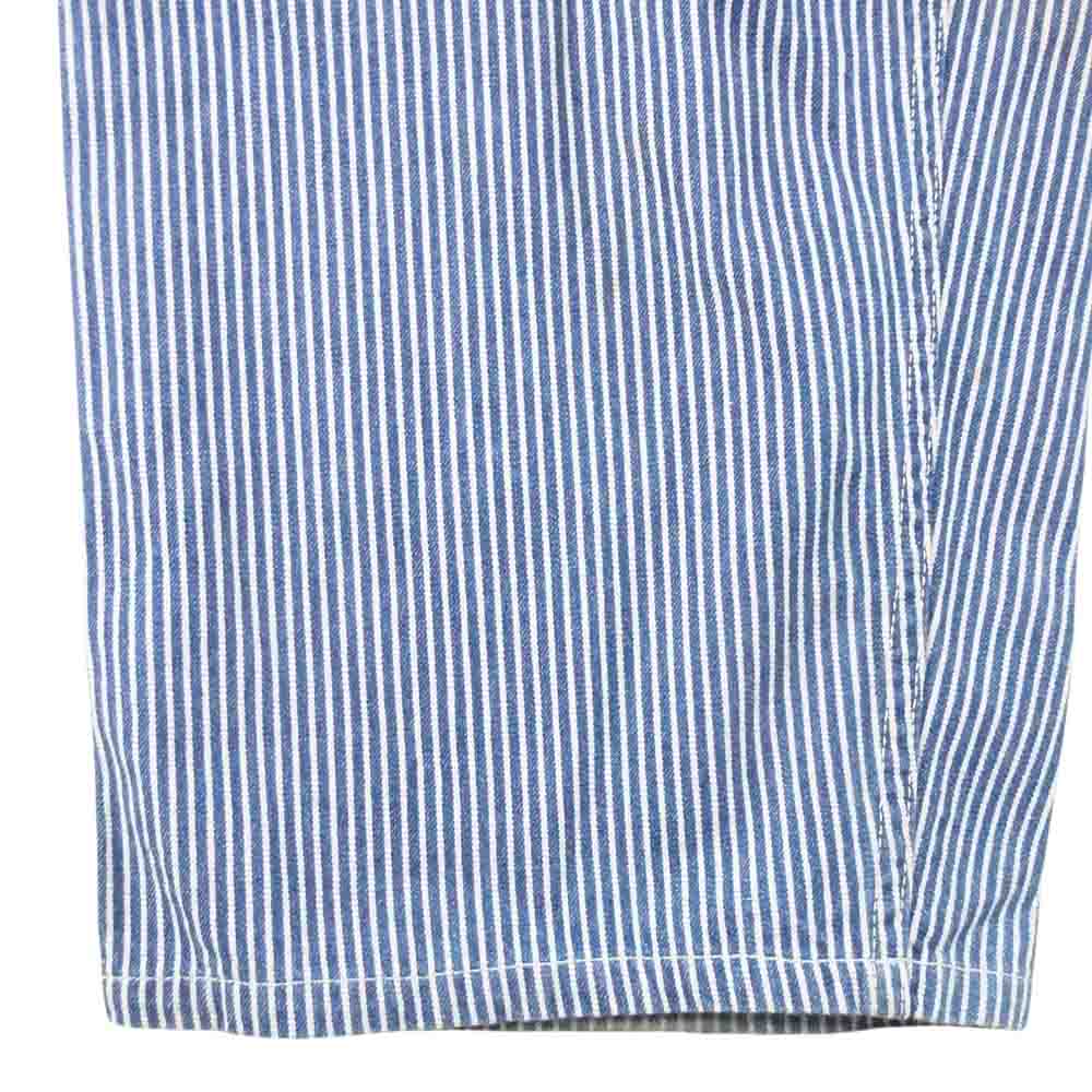 EVISU エヴィス カモメ ヒッコリー カーゴ パンツ ブルー系 34【中古】