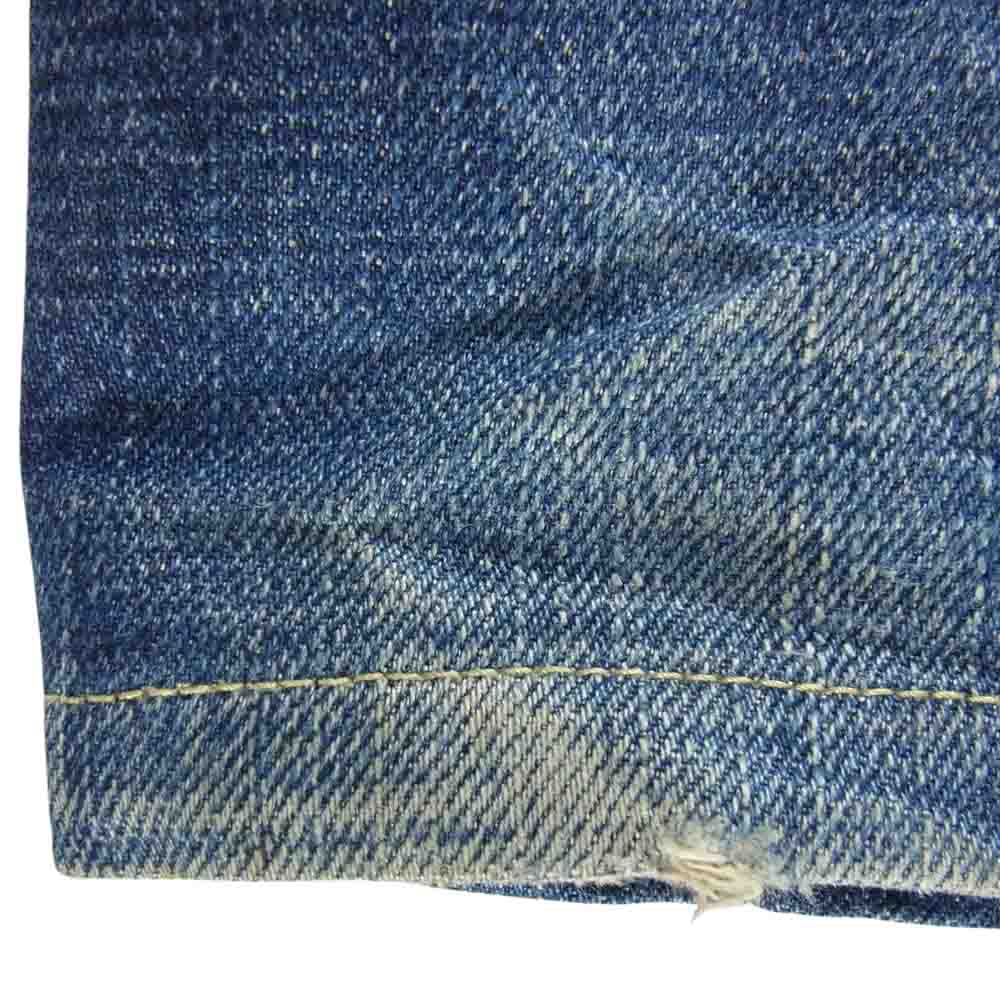 EVISU エヴィス PARIS 0105 カモメ 鳥居 デニム パンツ インディゴブルー系 34【中古】