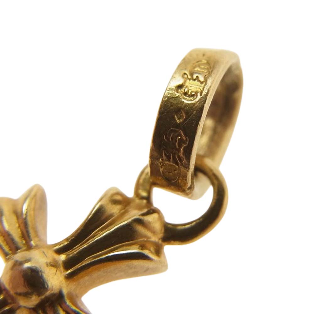 CHROME HEARTS クロムハーツ(原本無) 22K CRS BBYFAT P DMND ベイビーファット パヴェ ダイヤ クロス ペンダントトップ【中古】