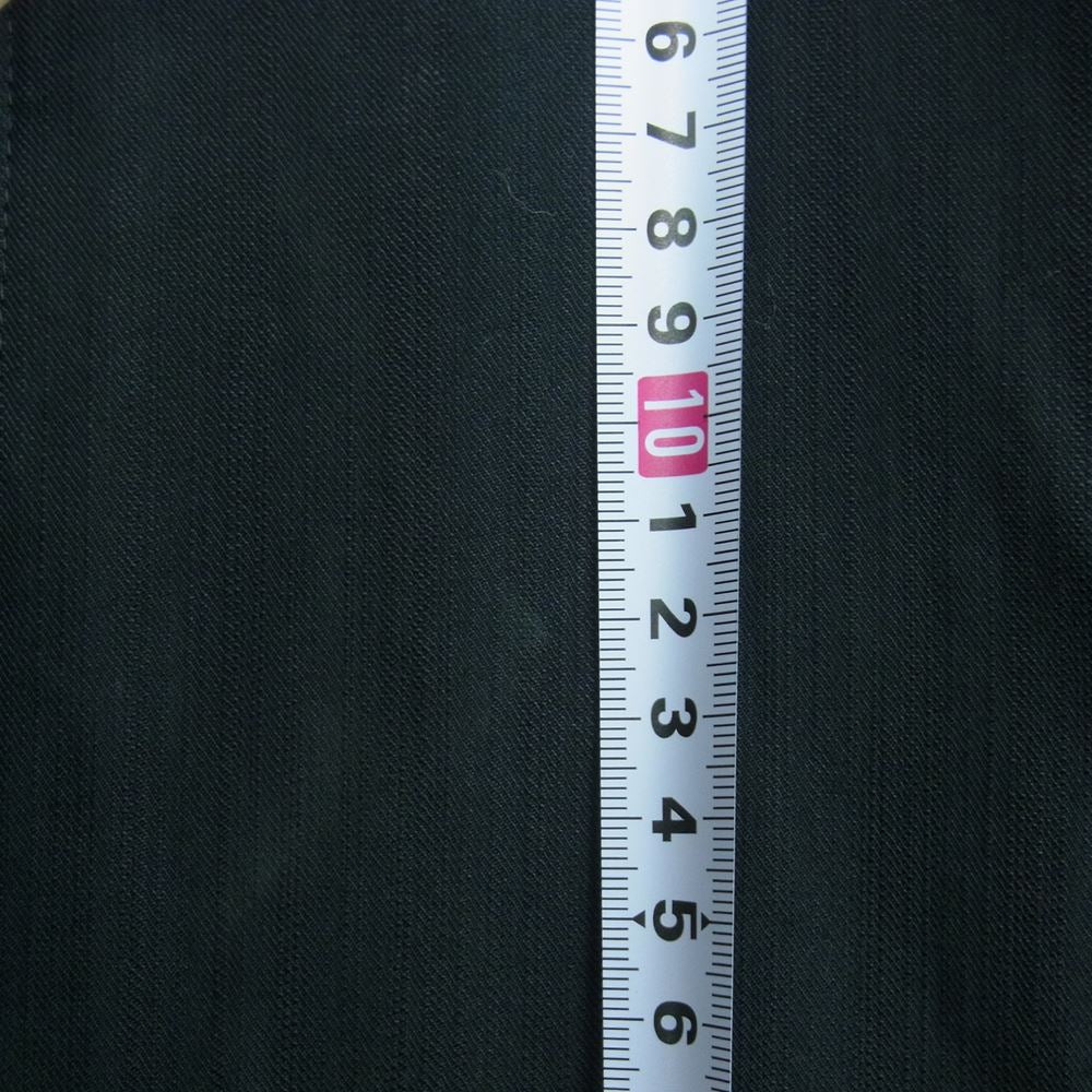 Aquascutum アクアスキュータム 6452600 コットン ステンカラー コート 日本製 ブラック系 36【中古】