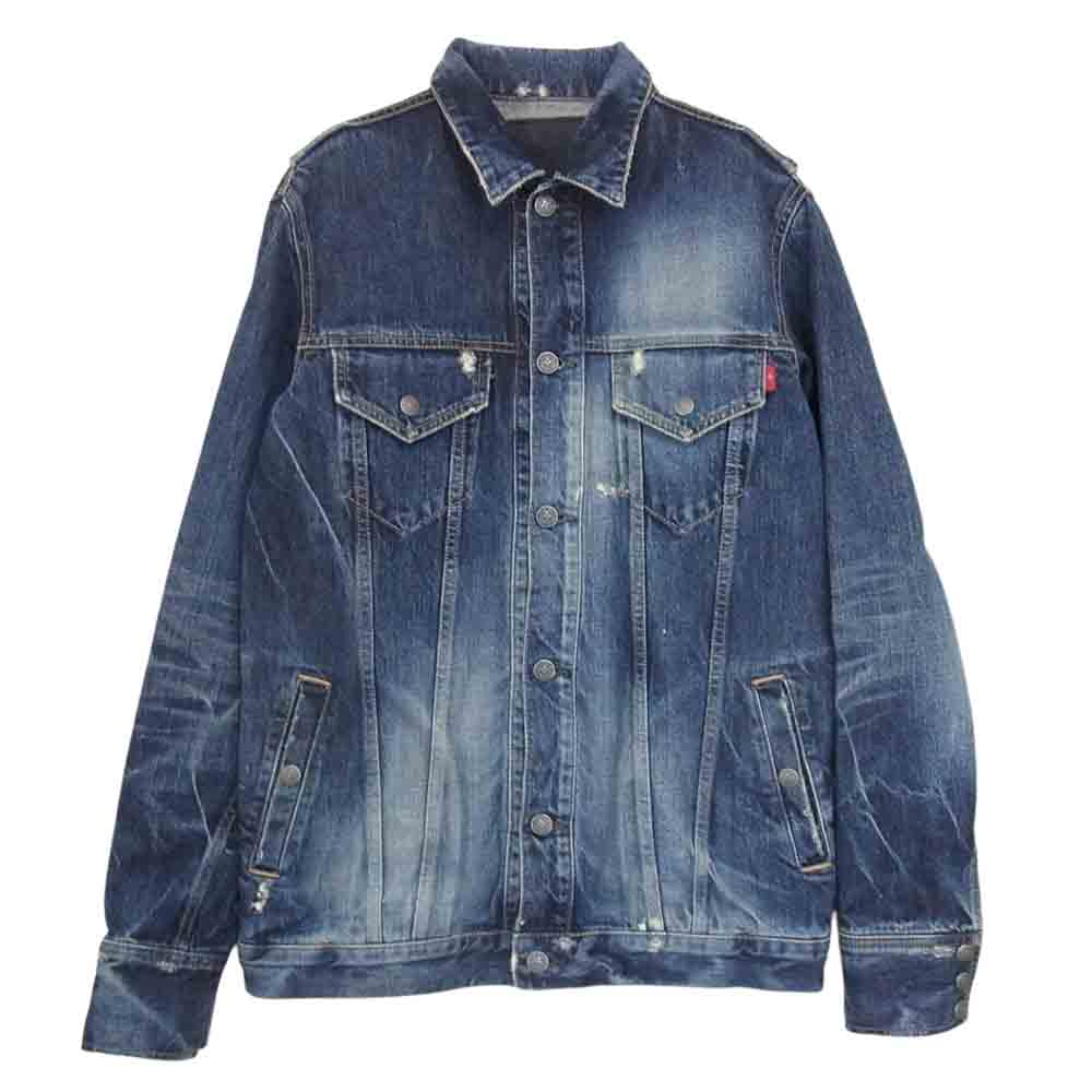 BACKBONE バックボーン 08AW BB08FW-DB01 ダメージ加工 デニム 