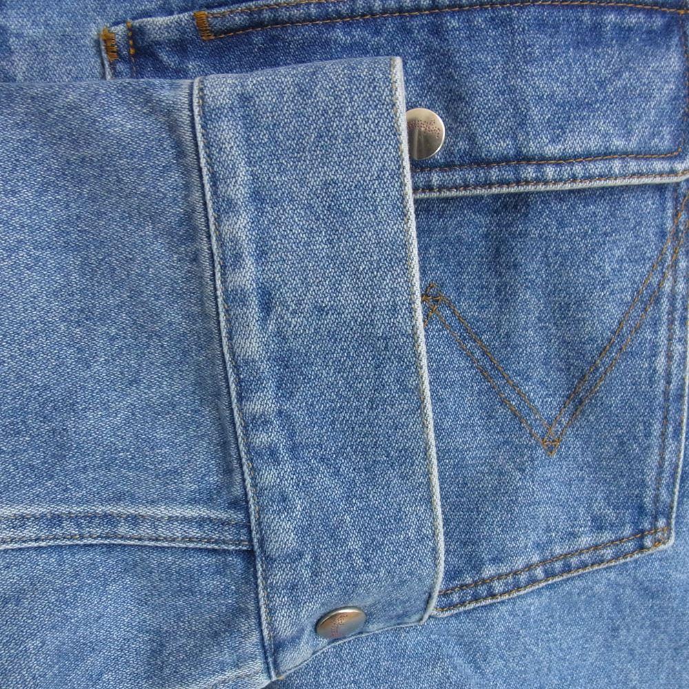 シンヤコヅカ 22AW × WRANGLER ラングラー WHITE ELEPHANT 11MJZ WASH HIS オリジナルツイル デニムジャケット インディゴブルー系 XL【極上美品】【中古】
