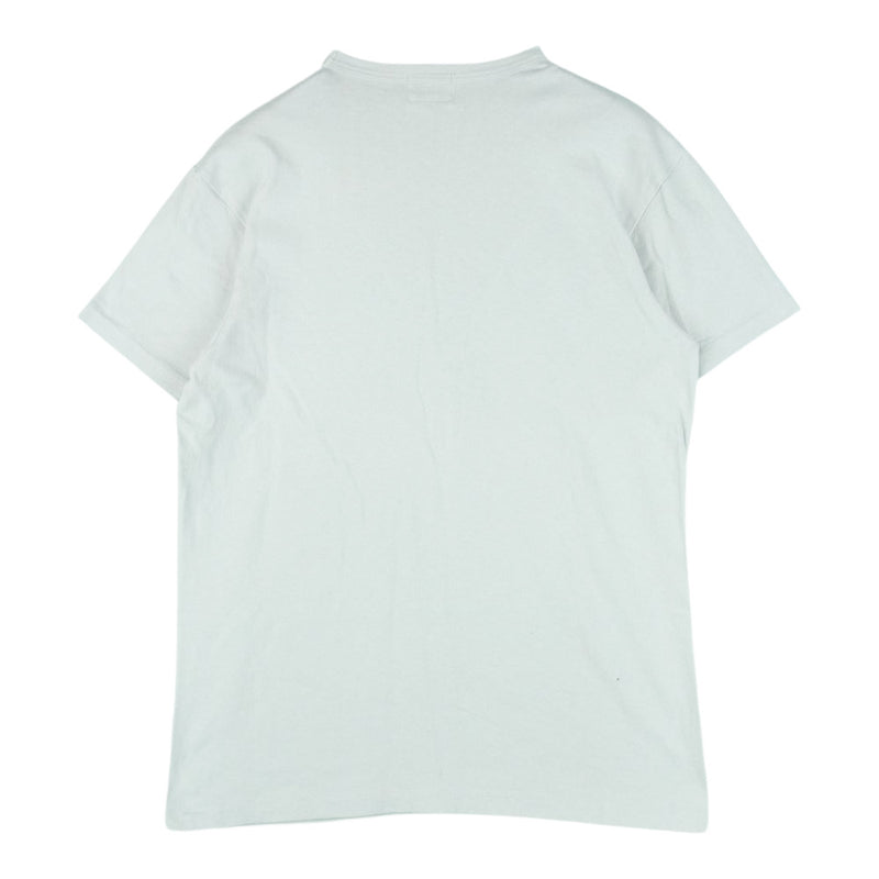 PHERROWS フェローズ Tシャツ サイズ:L 21SS プリント ヘビー ポケット クルーネックTシャツ スティールブルー トップス カットソー 半袖 【メンズ】