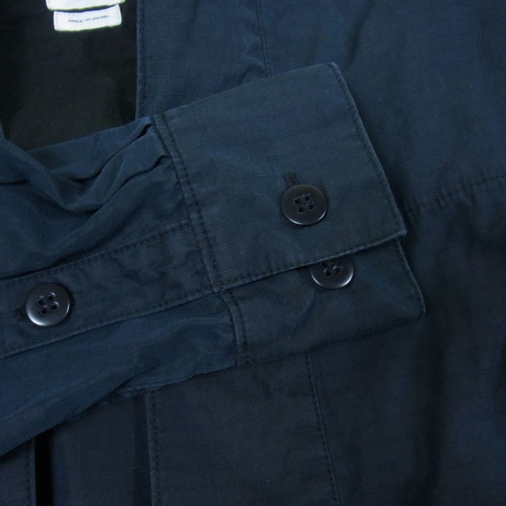 VISVIM ビズビム 20AW 0120205011015 LHAMO SHIRT MIL リップストップ ラモ 羽織 長袖 シャツ ブラック系 1【中古】