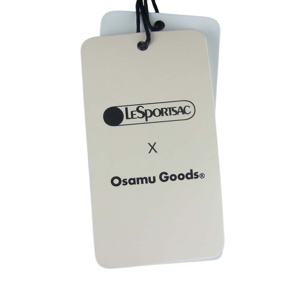レスポートサック × OSAMU GOODS オサムグッズ 総柄 ショルダー バッグ グレー系【新古品】【未使用】【中古】