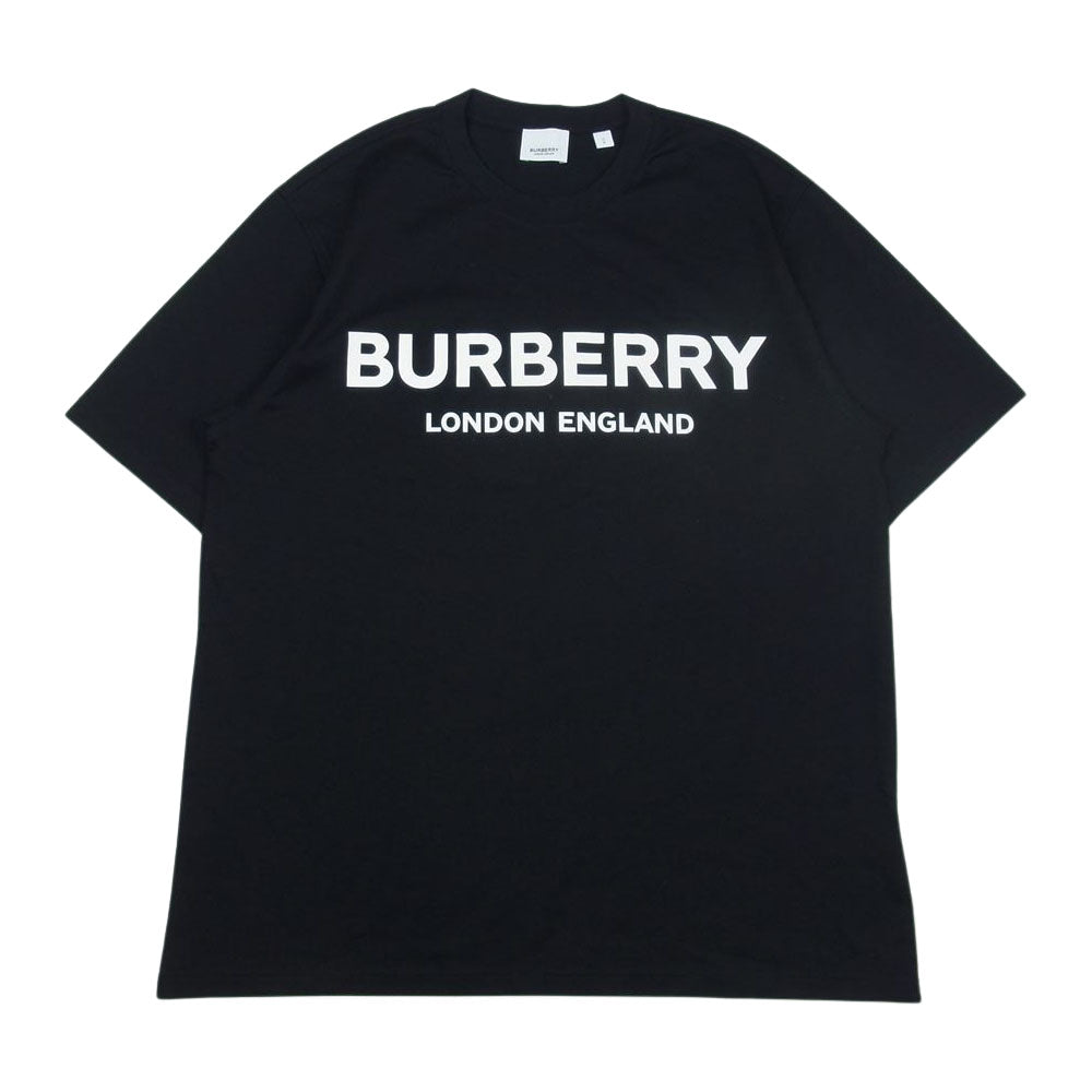 BURBERRY バーバリー 8026016 ロゴ プリント Tシャツ 半袖 ブラック系 