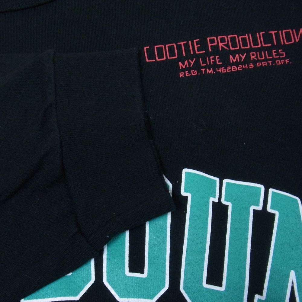 COOTIE クーティー ロングスリーブ Tシャツ ロンT ブラック系 L【中古】