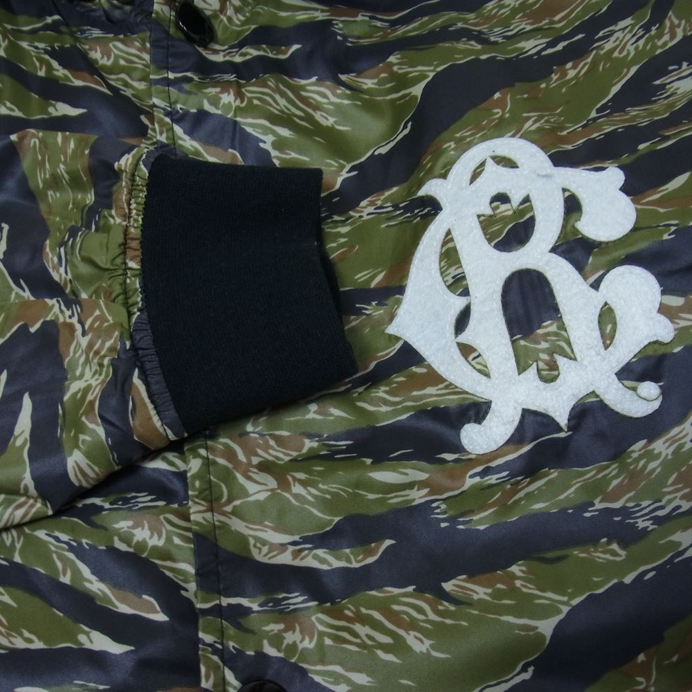 CRIMIE クライミー タイガーカモ ナイロン コーチ ジャケット カーキ系 L【中古】