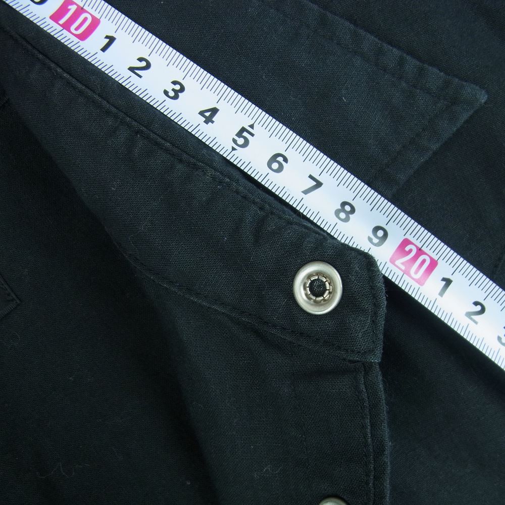 RUDE GALLERY ルードギャラリー ウエスタン 長袖 シャツ コットン 日本製 ブラック系 3【中古】