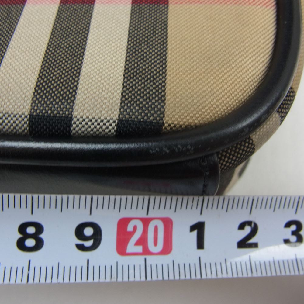 BURBERRY LONDON バーバリー ロンドン FREDDIE フレディ ヴィンテージチェック ショルダーバッグ ベージュ系【中古】