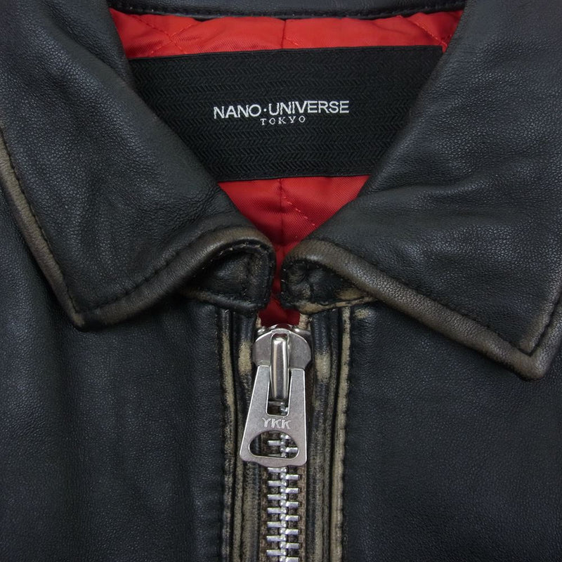NANO UNIVERSE TOKYO革ジャケット ナノユニバース　新品未使用