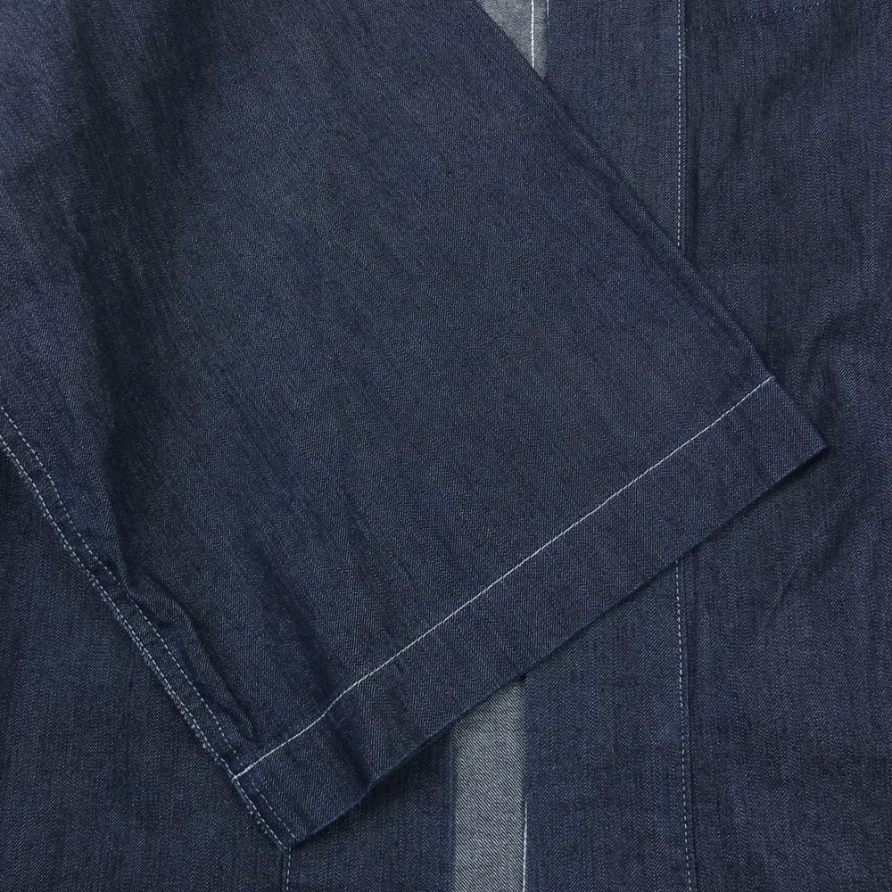 VISVIM ビズビム 21SS 0121105006006 SS HAPPI UNWASHED 8oz オリジナルデニム製 法被 ハッピ インディゴブルー系 3【中古】