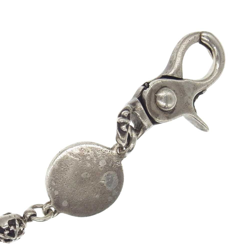 A&G エーアンドジー 1クリップ クロスボール メダル フック ウォレットチェーン シルバー系【中古】