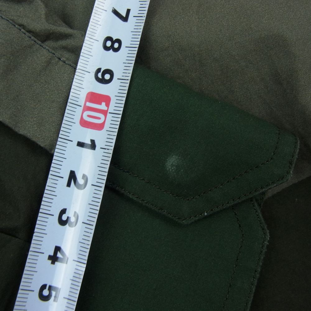 VALENTINO ヴァレンティノ カモフラージュ カモ柄 スナップボタン シャツ カーキ系 40【中古】