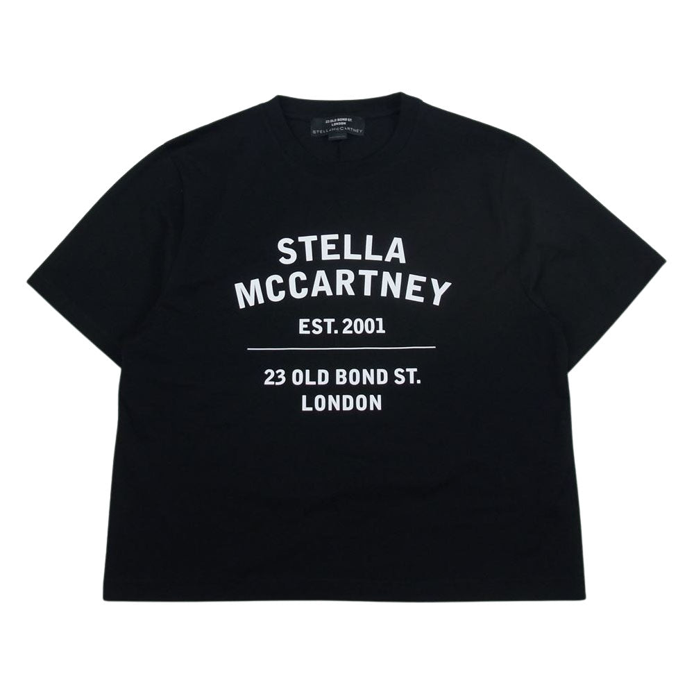 Stella McCartney ステラマッカートニー STELLA MCCARTNEY EST.2001 プリント 半袖 Tシャツ ブラック系 S【美品】【中古】 Stella McCartney ステラマッカートニー STELLA MCCARTNEY EST.2001