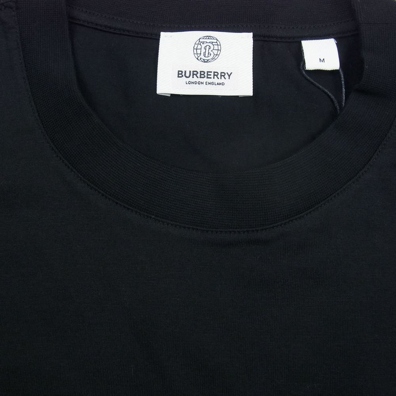 BURBERRY バーバリー 8037302 CARRICK LOVE PRINT プリント 半袖 Tシャツ ブラック ブラック系 M【美品】【中古】