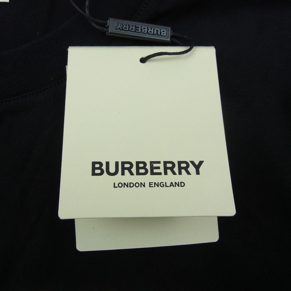 BURBERRY バーバリー 8055251 MARGOT LOGO ロゴ プリント 半袖 Tシャツ ブラック ブラック系 S【美品】【中古】