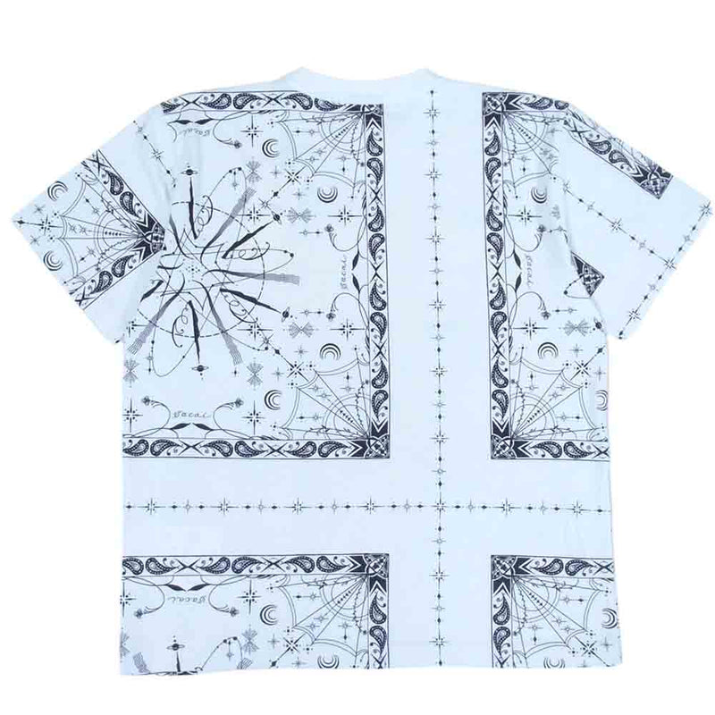 Sacai サカイ バンダナプリントTシャツ - Tシャツ/カットソー(半袖/袖なし)