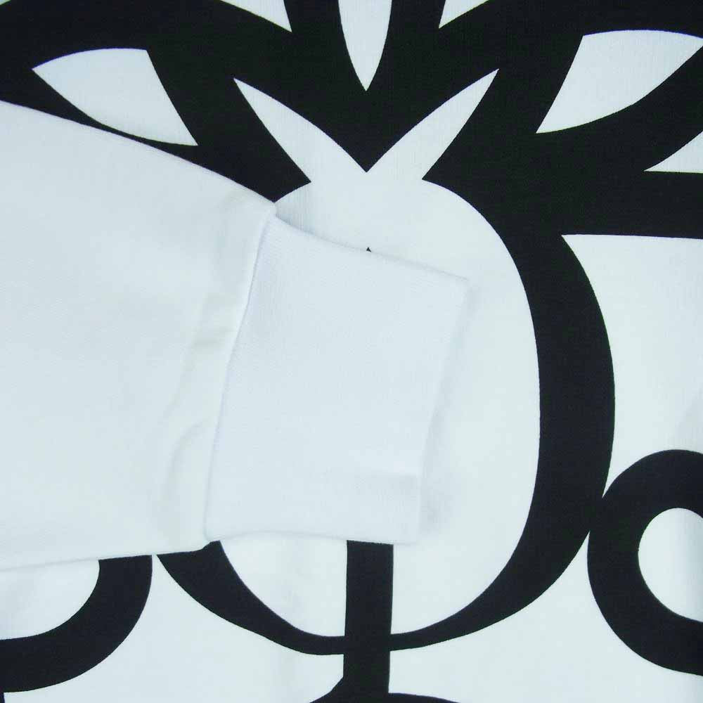 Alexander McQueen アレキサンダーマックイーン 659990 ケリングジャパンタグ Seal Logo Sweatshirt シール ロゴ プリント スウェット トレーナー ホワイト系 40【美品】【中古】