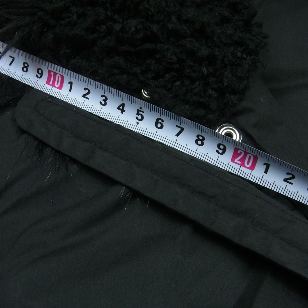 DIESEL ディーゼル コットン ナイロン 中綿 ボンバー ジャケット 中国製 ブラック系 M【中古】