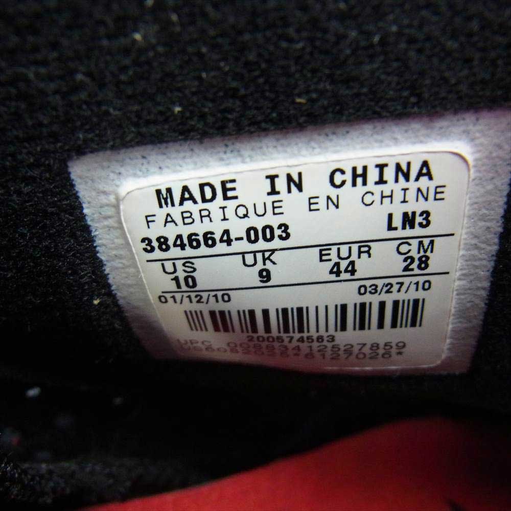 NIKE ナイキ 384664-003 AIR JORDAN 6 エアジョーダン INFRARED PACK ディープ インフラレッド スニーカー ブラック系 レッド系 28cm【美品】【中古】