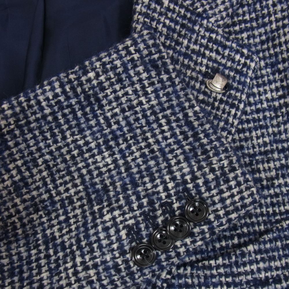 タリアトーレ 1SVS22K イタリア製 アルパカ混 ウール テーラード ジャケット ネイビー系 48【中古】