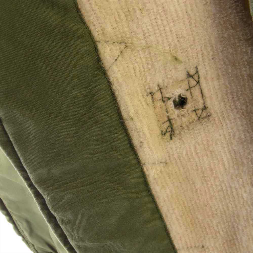 米軍 ヴィンテージ キルティング ライナー ジャケット モスグリーン系【中古】